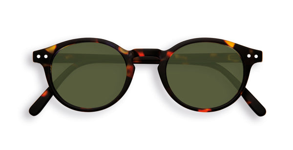 SUN LETMESEE #H Tortoise Green Lenses
