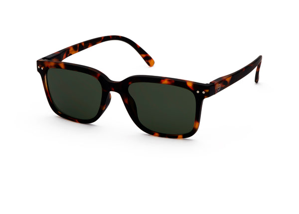 SUN LETMESEE #L Tortoise Green Lenses