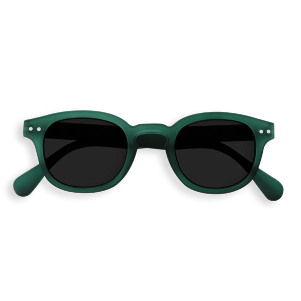 SUN LETMESEE #C Green Crystal Soft Grey Lense