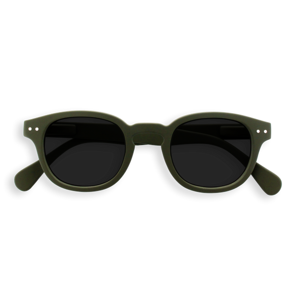 SUN LETMESEE #C Kaki Green lenses