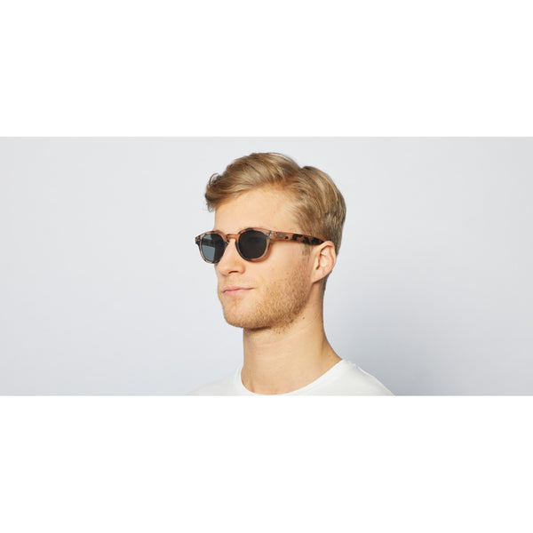 SUN LETMESEE #C Light Tortoise Soft Grey Lenses