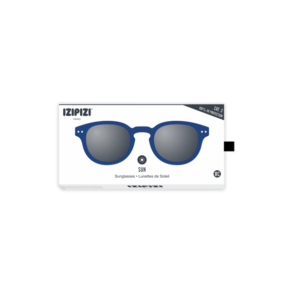 SUN LETMESEE #C Navy Blue Soft Grey Lenses