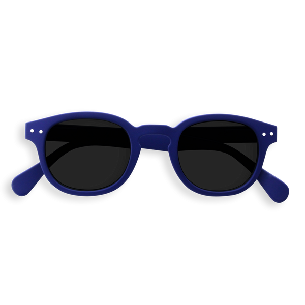SUN LETMESEE #C Navy Blue Soft Grey Lenses