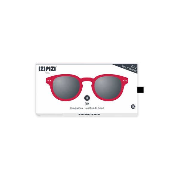 SUN LETMESEE #C Red Crystal Soft Grey Lenses