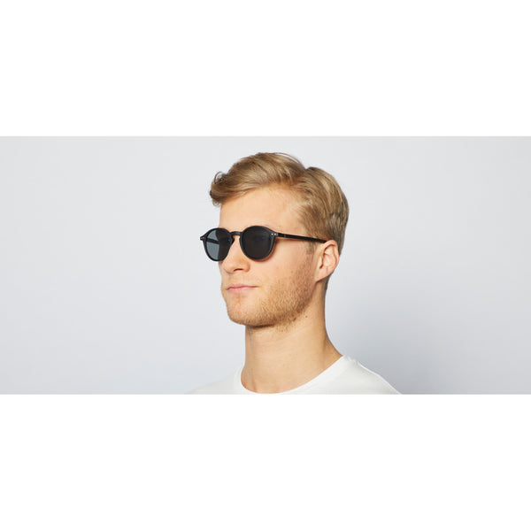 SUN LETMESEE #D Black Soft Grey Lenses