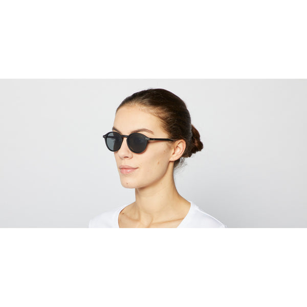 SUN LETMESEE #D Black Soft Grey Lenses