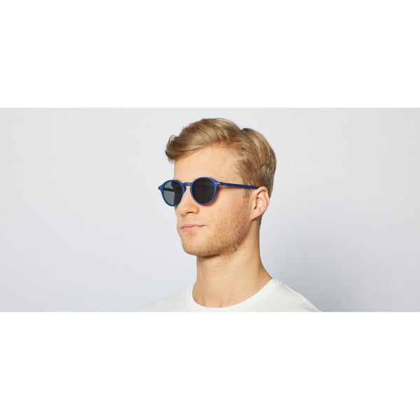 SUN LETMESEE #D Navy Blue Soft Grey Lenses