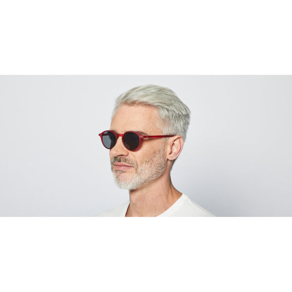 SUN LETMESEE #D Red Crystal Soft Grey Lenses