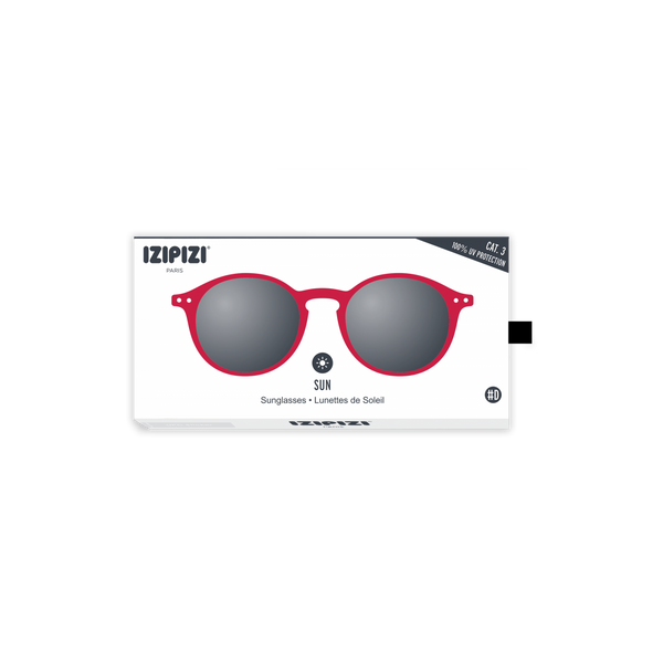 SUN LETMESEE #D Red Crystal Soft Grey Lenses