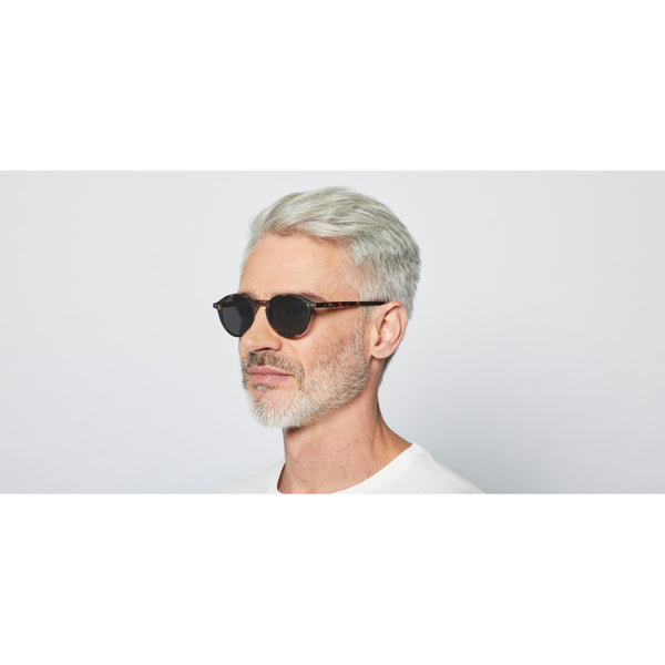 SUN LETMESEE #D Tortoise Soft Grey Lenses