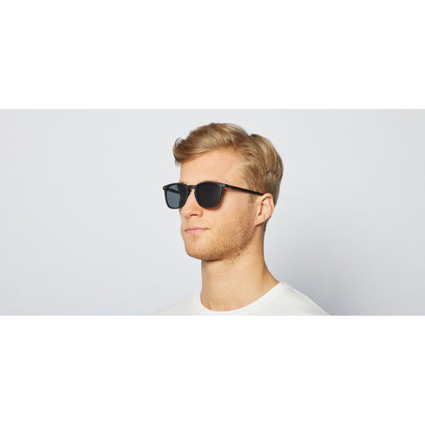 SUN LETMESEE #E Black Soft Grey Lenses