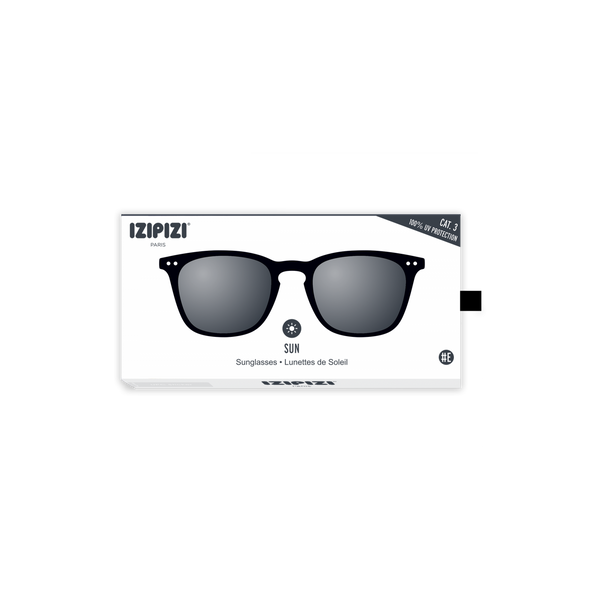 SUN LETMESEE #E Black Soft Grey Lenses