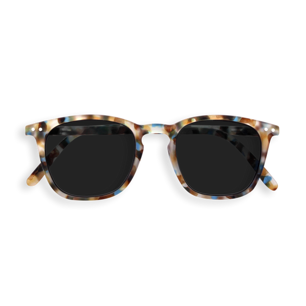 SUN LETMESEE #E Blue Tortoise Soft Grey Lenses