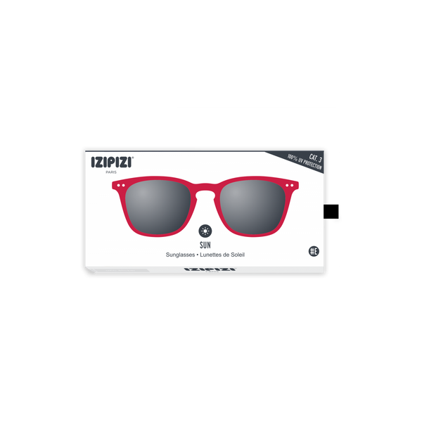 SUN LETMESEE #E Red Crystal Soft Grey Lenses